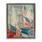 Stupell Industries Classic Americana Flags Floater Framed Art